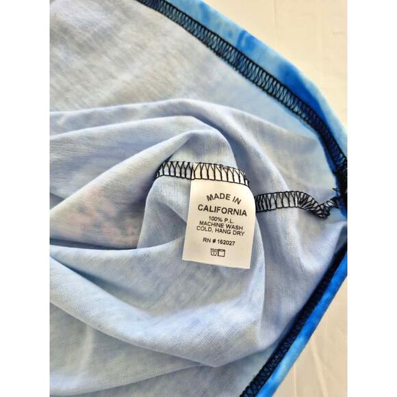 Vapor 95 Julius Ceasar Mens Shirt Size Small Dopamine Altared Art to Wear Blue - Picture 5 of 7